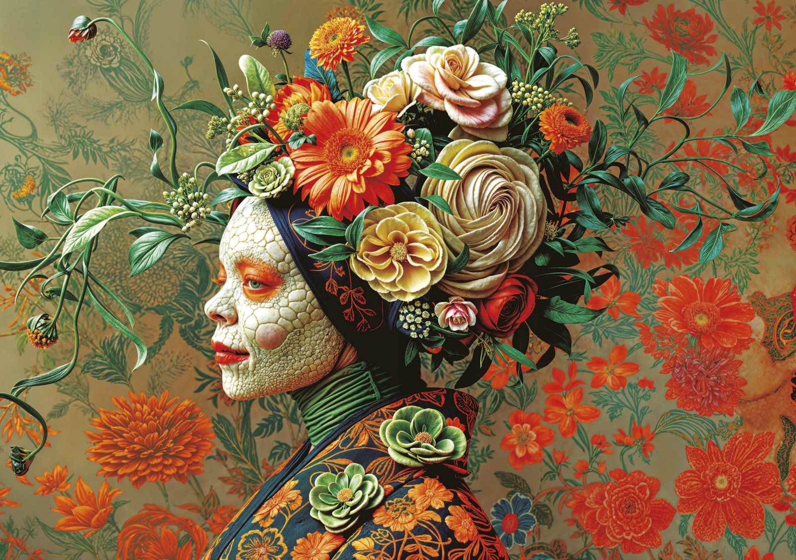 8412668202337 Puzzle Educa 1000 elementw Educa Puzzle 1000 el Krlowa jaszczur 6090₽