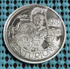 1996 CENTURIONS / Words of Wisdom  .999 FINE SILVER Mardi Gras doubloon