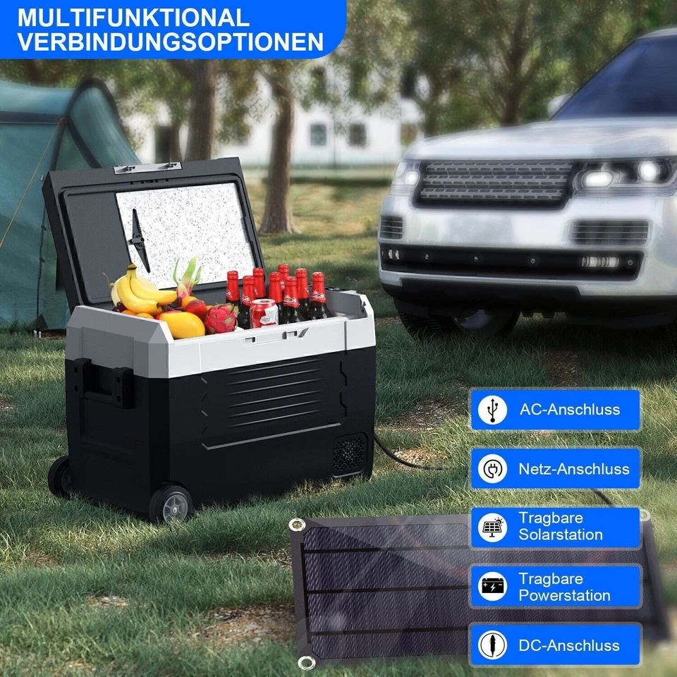 Kompressor Kühlbox Kühlschrank 45L~55L 12V 24V Camping Gefrierschrank -20℃~ 20℃ - Bild 2 von 4