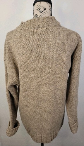 Maglione lana vintage Gaeltarra taglia 44" maglia Aran pescatore irlandese telaio a mano - Foto 6 di 9