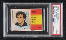 1982 XII Campeonato Do Mundo Do Futebol Michel Platini #179 PSA 2