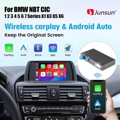 Für BMW MINI 1/2/3/4/5 NBT-System Drahtloses CarPlay Android Auto Module Box GPS