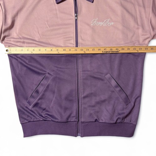 Bogey Boys Golf Tracksuit Jacket Mens Size L Lavender Full Zip NWOT - Picture 5 of 8