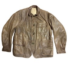 80s 90s ISSEY MIYAKE ISSEY SPORT Vintage Leather Jacket M  L Rare Archive F/S