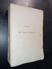 Livre ancien Philidor Analyse du jeu des échecs Garnier vers 1870 - mauvais état