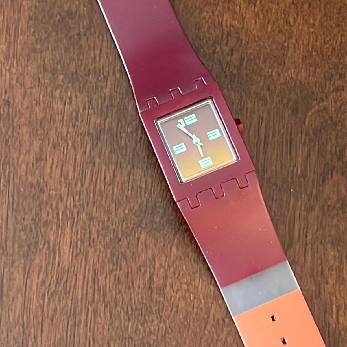 Swatch Plastic Case Square Wristwatches | eBay display picture 2