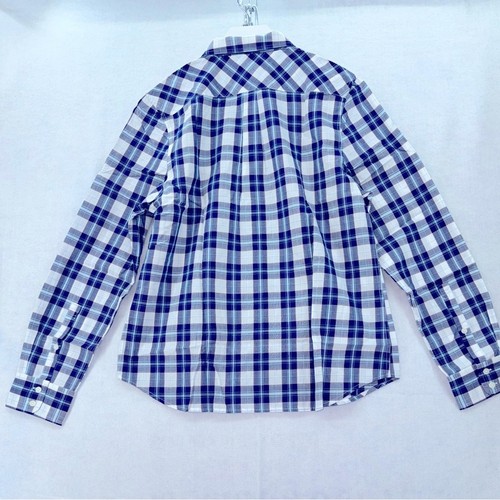 Camicia donna UNTUCKit Sorbo manica lunga abbottonata 100% cotone a quadri nuova con etichetta tg 8 - Foto 2 di 5
