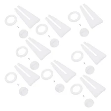  12 Pcs Table Top Photo Holders Frame Rotating Brackets Backing Stand