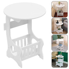 Small Bedside Table Cabinet Side End Coffee Tea Table Nightstand Storage Shelf