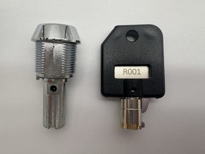 New Lock and Key for Rhino Vending Fits the NEW style Rhino Pro Models Key #R001