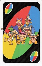 Super Mario Koopalings UNO Card Nintendo Gaming Collectible Vintage