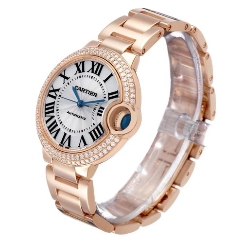 Cartier Ballon Bleu 33 Roségold Diamant Damenuhr WE902064 - Bild 4 von 9