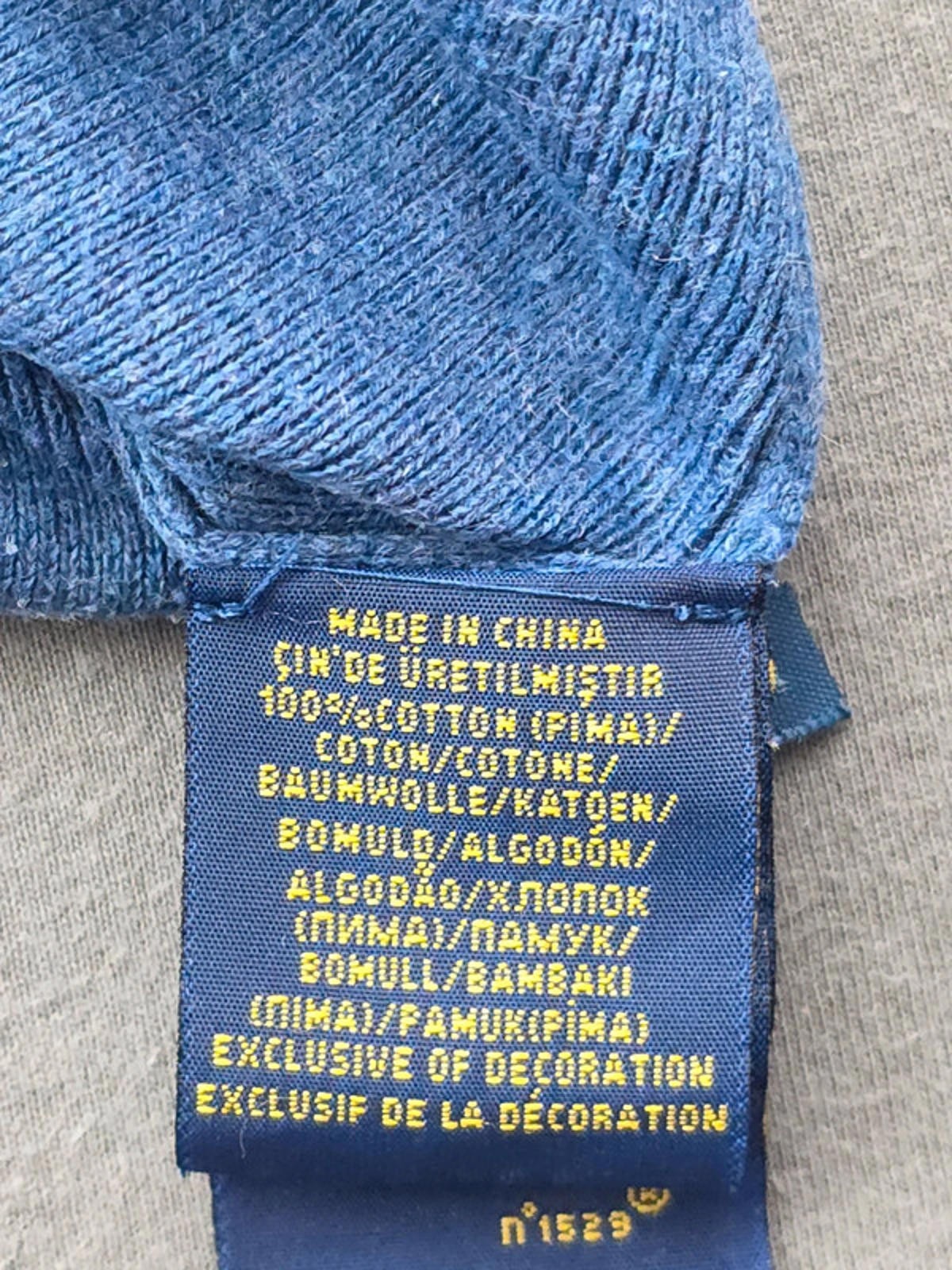 Women’s Blue Ralph Lauren V Neck Jumper Size XL image 4