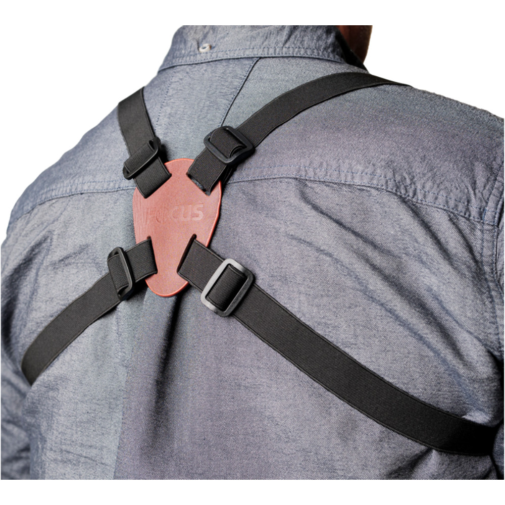 Harnais pour jumelles universel noir Focus Sport Optics avec boucles de fixation rapides