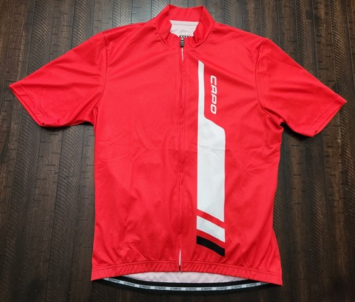 Capo Full Zip Radtrikot Herren Medium rot