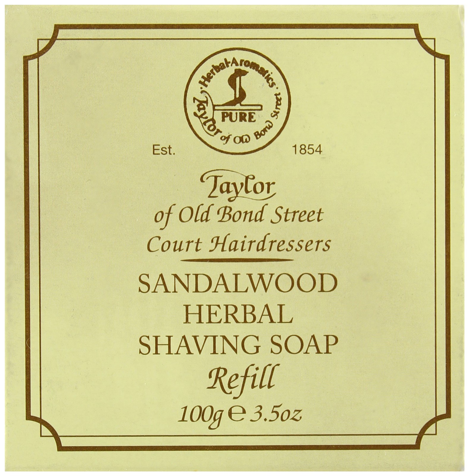 Taylor of Old Bond Street Sandalwood Hard Shaving Soap Refil