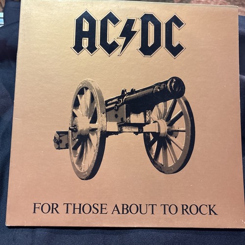 AC/DC 1981 For Those About To Rock Vinyl