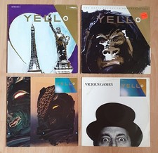 Yello Vinyl-Paket: Stella, You Gotta Say Yes... & Vicious Games (4 Platten)
