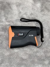Wosports Wogree Black/Orange Golf Laser Rangefinder, Slope Switch, Mag Hold, 6X