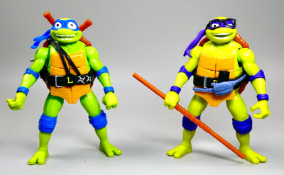 TMNT Leonardo & Donatello Action Figuren Playmates Konvolut 2023 - funktionstüchtig - sehr guter Zustand