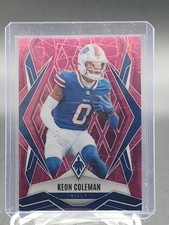 2025 PANINI PHOENIX KEON COLEMAN PINK LAZER /149 #25 BUFFALO BILLS Q5939