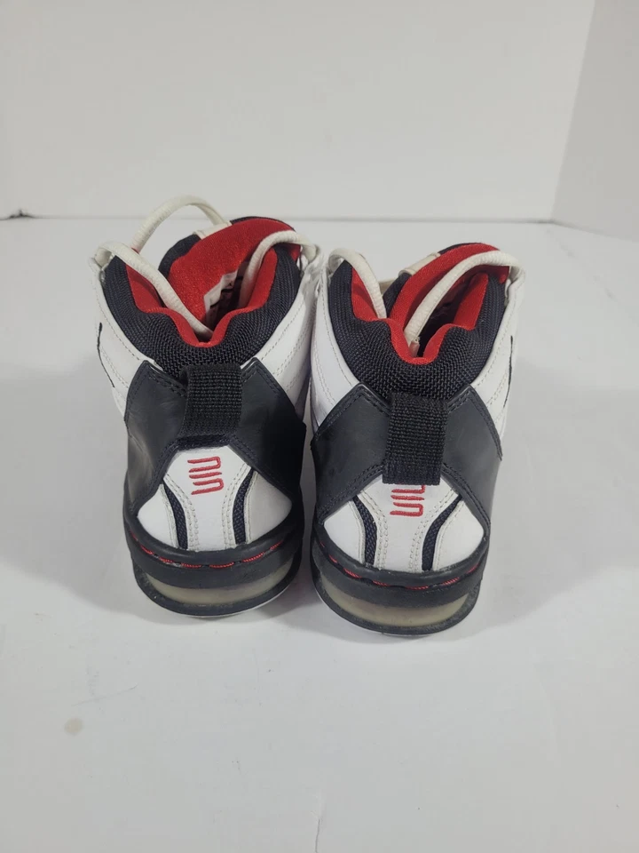 JORDAN FLIGHT TEAM:395467-101 White/black Varsity Red Sneakers Men’s Sz Y5.5 - Image 4 of 4