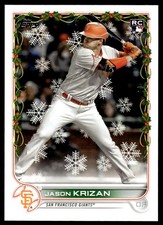 2022 Topps Holiday Jason Krizan Rookie San Francisco Giants #HW29