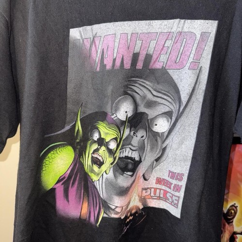 Green Goblin Marvel Graphitti Vintage men’s Graphic T-Shirt 2004 Medium - Picture 2 of 5