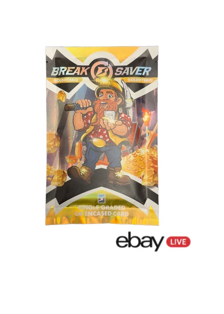 LIVE: Sports Breaksaver Gold Hybrid - Graded or Encased Card(Opened Live)