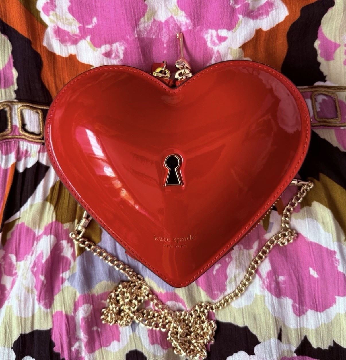 NWT Kate Spade Key To My Heart 3d Micro Crossbody Bag