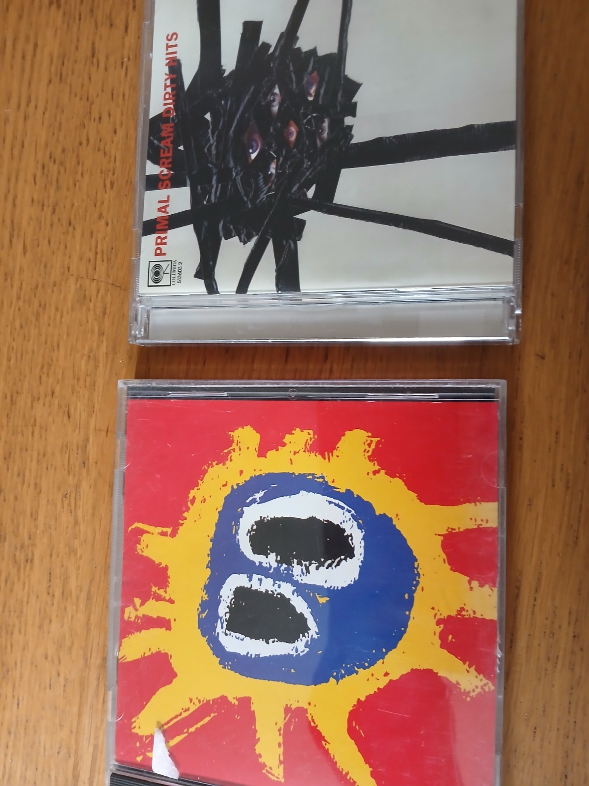 2 x Primal Scream : Screamadelica CD  and dirty hits