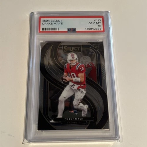2024 Panini Select Drake Maye Premier Level #113 PSA 10 (RC) Patriots 💎🔥