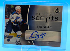 Upper Deck Trilogy 2006-07 Scripts Doug Weight Blues Auto #TS-DW