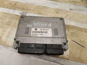SKODA FABIA I 6Y2 Motorsteuergerät ECU 047906033A 1.40 Petrol 2003 34018625