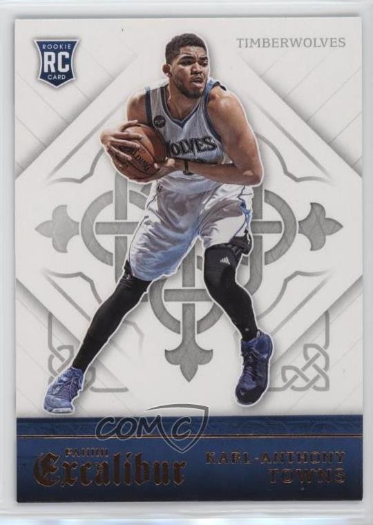 2015-16 Panini Excalibur Rookies Karl-Anthony Towns #167 Rookie RC