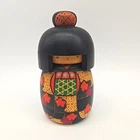 17.5cm Vintage Japanese Creative KOKESHI Doll – by TAKAMIZAWA KAZUO KOF046