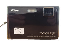 Nikon Coolpix S60 10MP Digital Camera - Brown *Read Description* (T2)