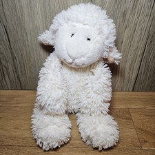 ELC SHEEP LAMB 11" CREAM PEACH SOFT CUDDLY TOY TEDDY BEAR EASTER FARM PLUSH 