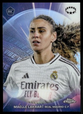 2024-25 Topps Chrome UEFA Women's Champions League Vibe #VB5 Maelle Lakrar SCR