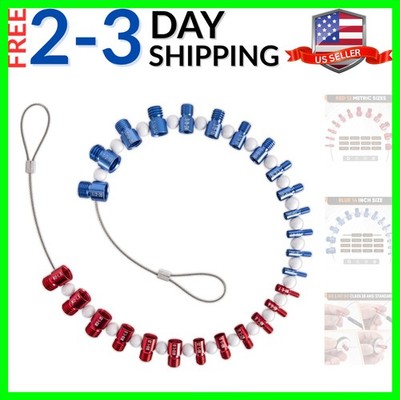 Thread Checker, Nut and Bolt Thread Checker, 26 Gauges-14 Imperial & 12 Metric