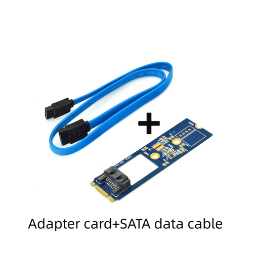 6.0Gb/s Transmission Rate M.2 to SATA Adapter Card For Win7/For Win8 32-bit E - Afbeelding 6 van 10