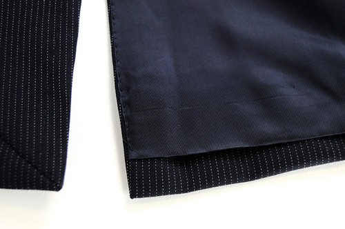 SUITSUPPLY Napoli Mens Blazer UK40L Navy Wool Super Striped Dress * - Picture 8 of 8
