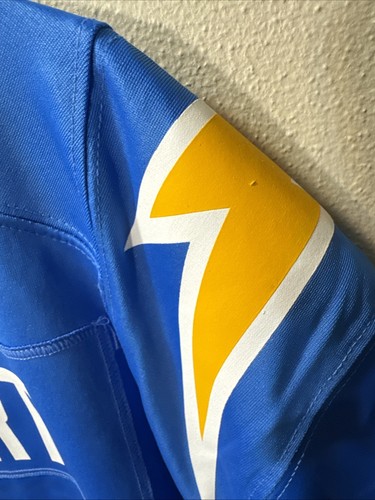Nike Los Angeles Chargers Justin Herbert Jersey Men Sz L Powder Blue On Field - 第 19/19 張圖片