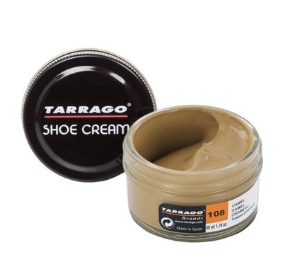 Tarrago Shoe Polish # 108 Camel Cream Leather Protector 1.76 oz. 50ml Boot