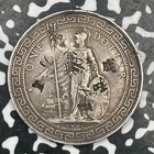 1897 G.B./H.K. $1 Trade Dollar Lot#JM1663 Large Silver! Chopmarks