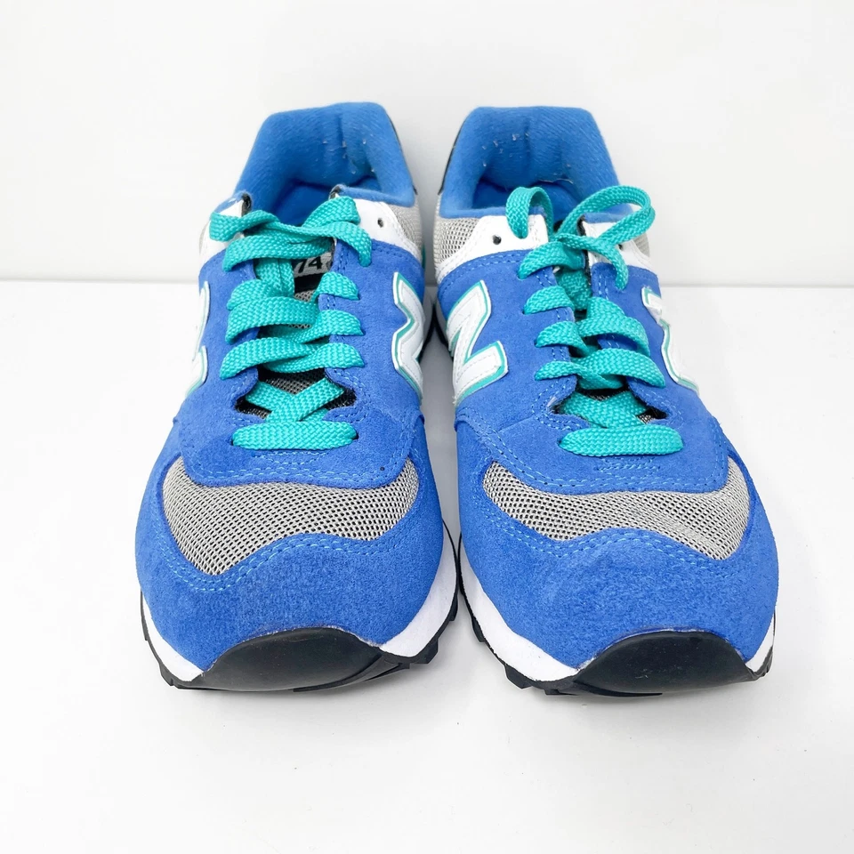 New Balance Mujer 574 WL574SGB Azul Informal Zapatos Tenis Talla 7 B Foto 3 de 4