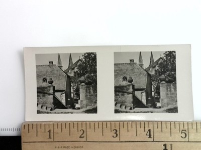 Echternach Stereoview Grand Duche du Luxembourg 1933 Pocket Size