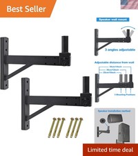 Speaker Wall Mount,Wall Speaker Mount Bracket Design for Professional Audio,T...