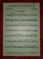 Sweet Pussycat Sheet Music Trombone . Ref00069