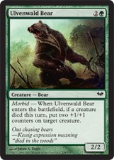Ulvenwald Bear - Foil - Dark Ascension #129/158 MTG Magic The Gathering